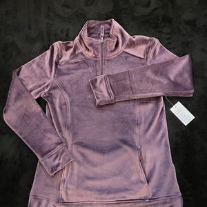 Small size Croft & Barrow 1/4 Zip front the Lush Velour Jacket
